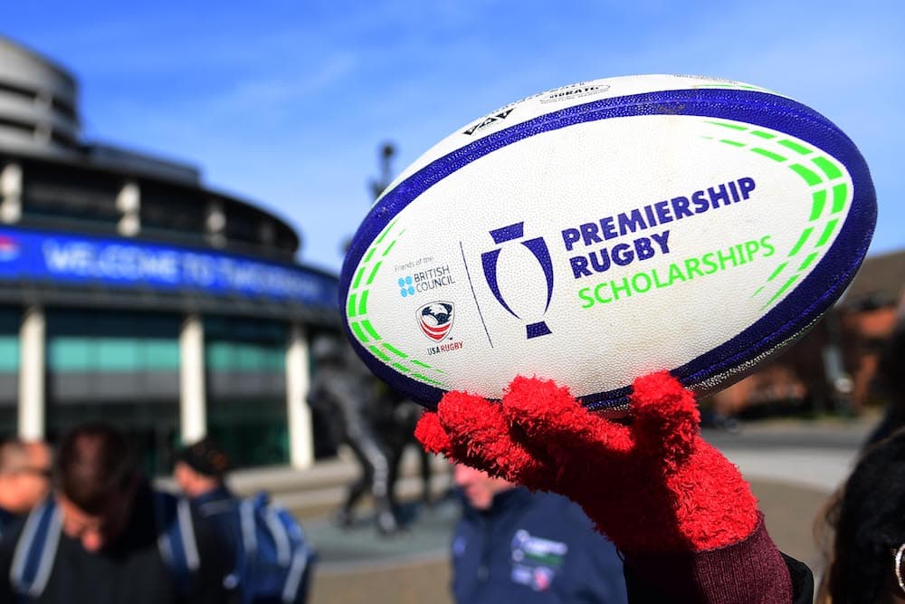 Premiership Rugby Scholarship ball during Day 4 of the Premiership Rugby Scholarship Trip on 30 October 2019 in London. - PHOTO: Tom Sandberg/PPAUK