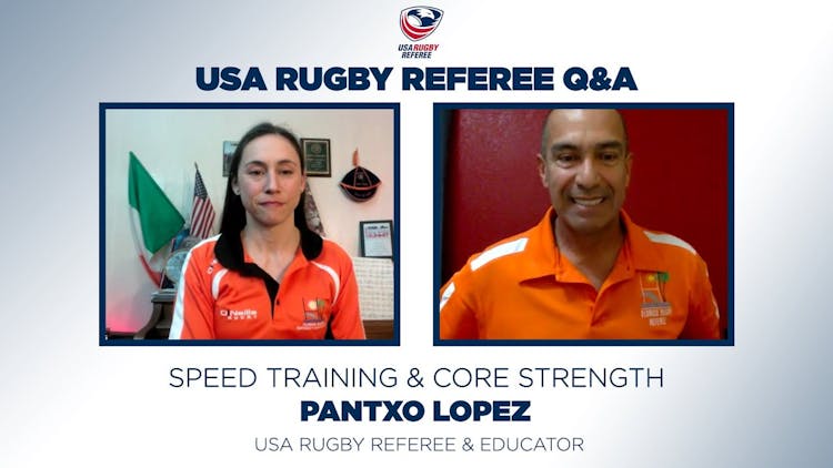 USA Rugby Referee Q&A  Speed Training & Core Strength